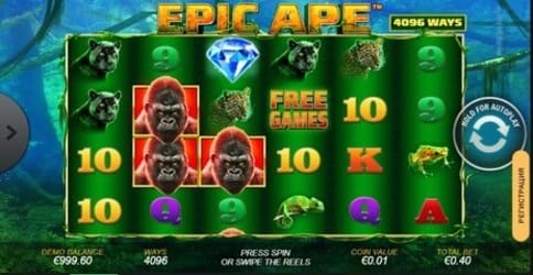 epic ape слот в казино плей фортуна