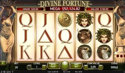 слот Divine Fortune в казино Плей Фортуна