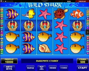 Wild Shark игровой слот демо от казино Play fortuna